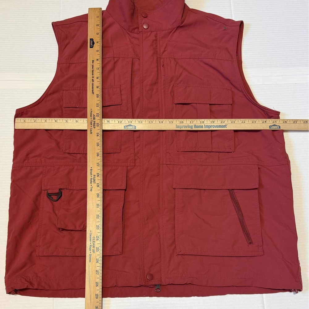 TRAVEL SMITH - Men's Zip Snap Safari Fishing Photography Vest - 2X-Large - XXL - Picture 5 of 7